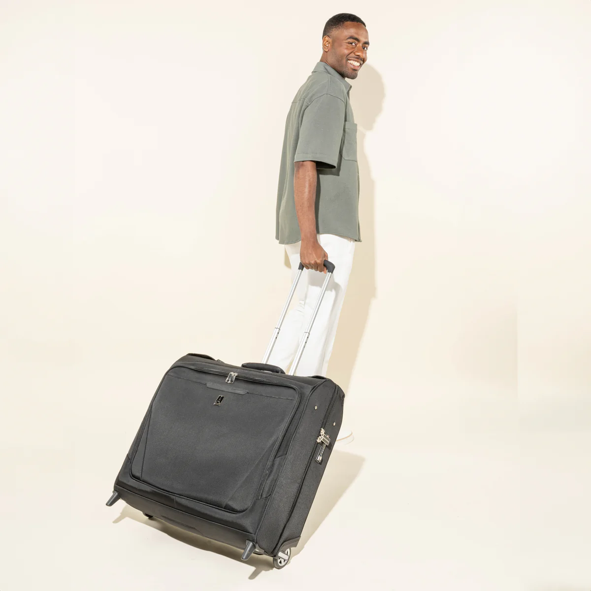 Maxlite® Checked Rolling Garment Bag - Image 4